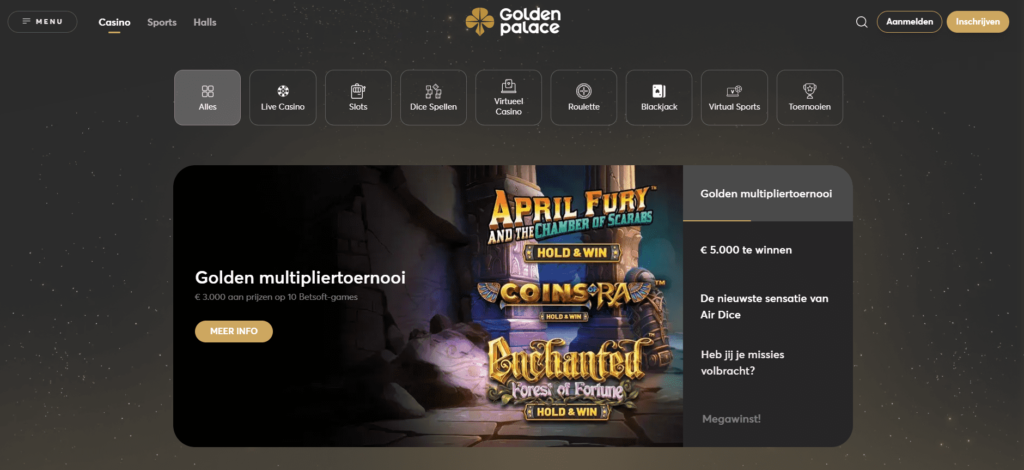 golden palace Belgische casino